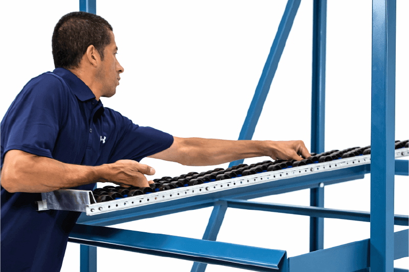 UNEX - Shelf Track - Carton Flow Rollers (1)