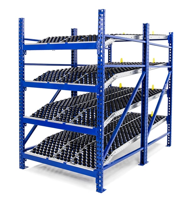 UNEX SpanTrack Wheel Bed Carton Flow