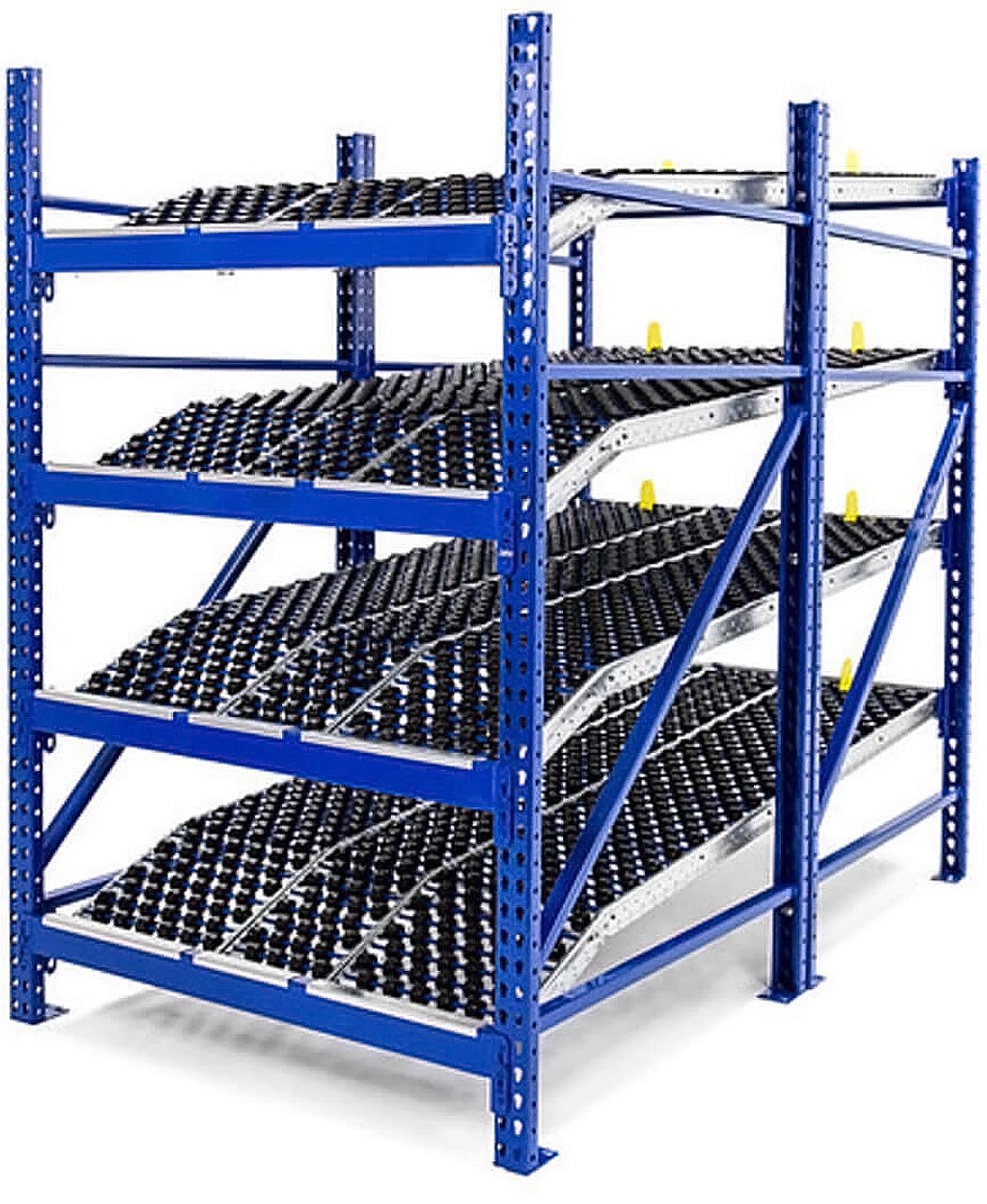 UNEX Roller Rack Gravity Flow Rack Solution