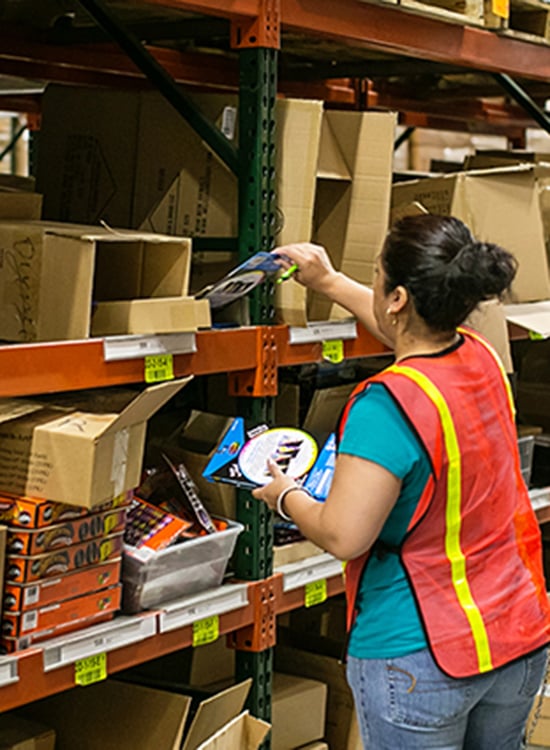 UNEX Carton Flow Retail Storage Solutions