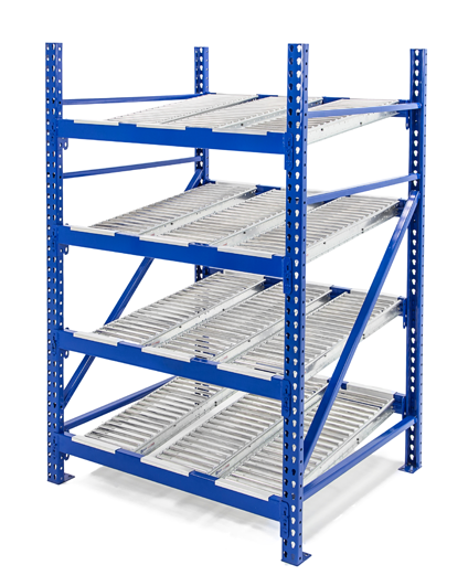 UNEX Roller Rack Gravity Flow Rack