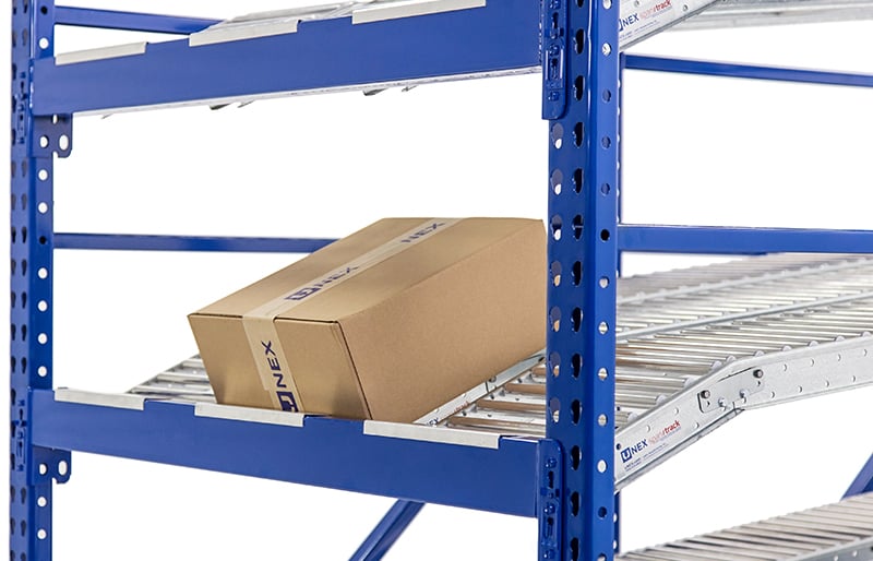 UNEX SpanTrack Carton Flow Full Case Picking