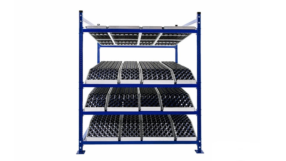 UNEX SpanTrack carton flow beds a liquor storage solution
