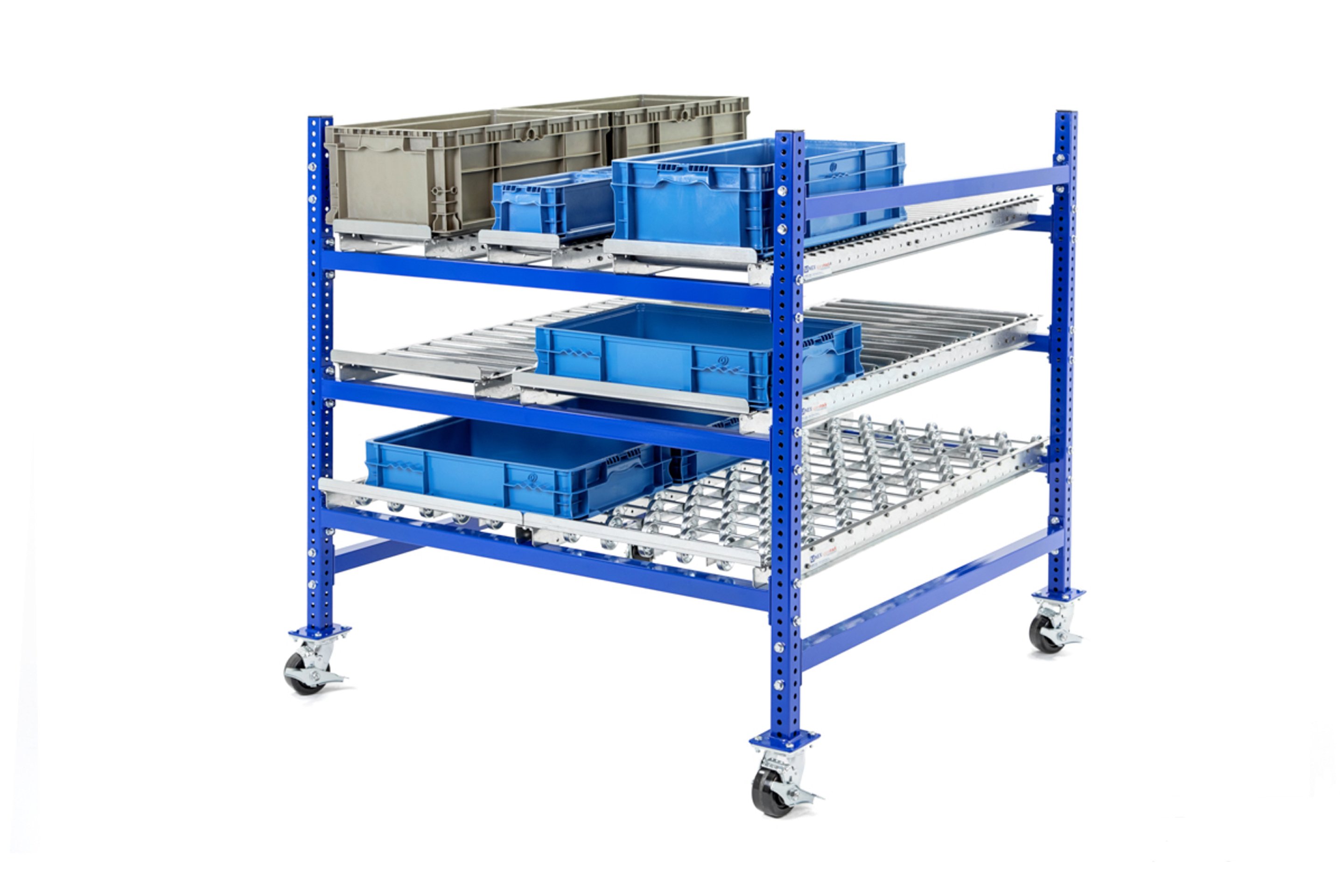 Wip Cart Rack Industrial Carts | UNEX Manufacturing
