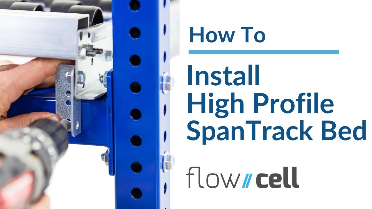 Install High Profile SpanTrack Wheel Bed to a UNEX FlowCell Beam
