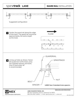 SpanTrack Lane Guard Rail Instructions