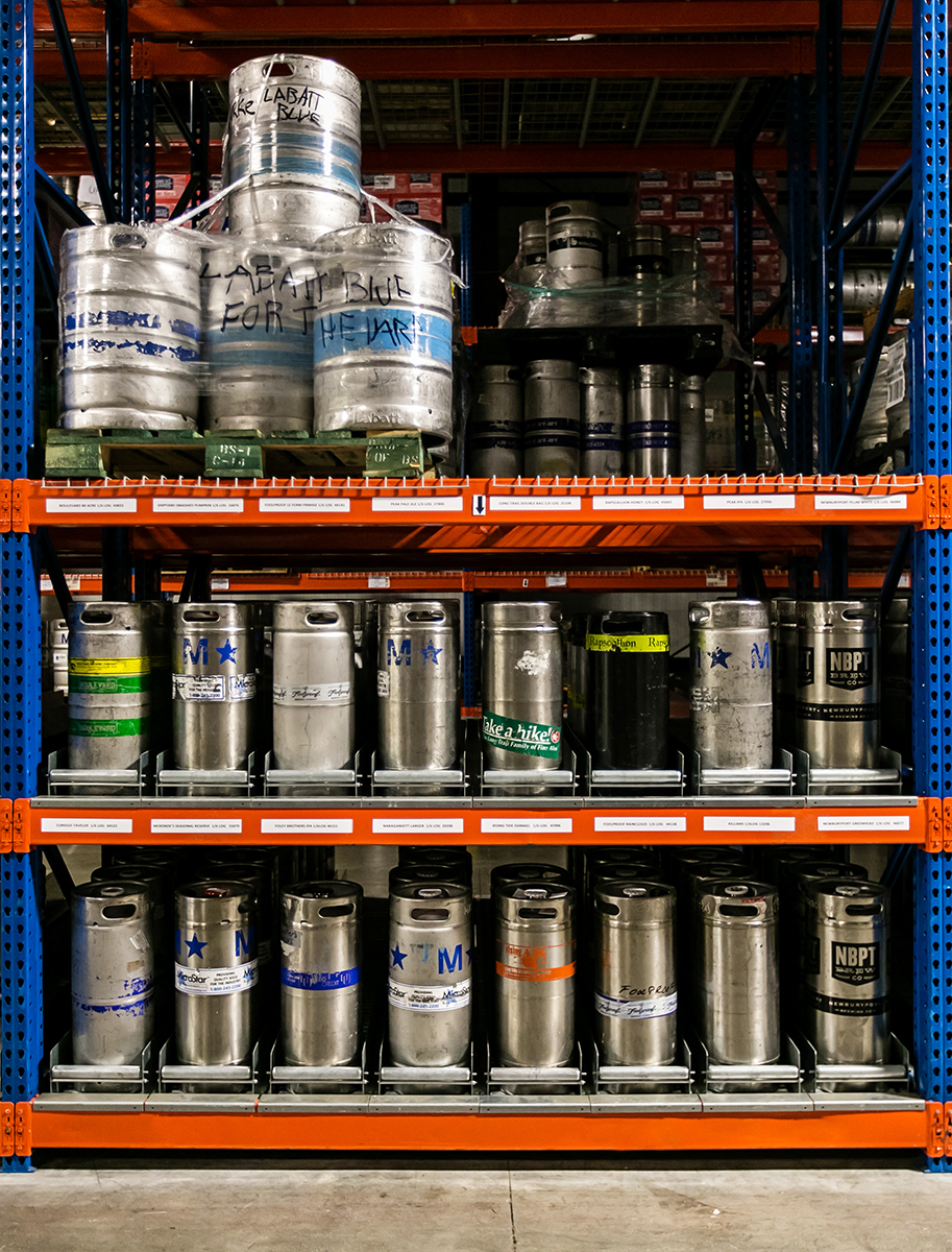 UNEX SpanTrack Keg Flow a Keg Storage Solution