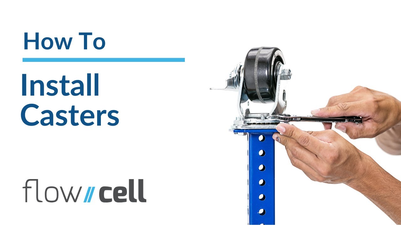 Install Casters on a UNEX FlowCell