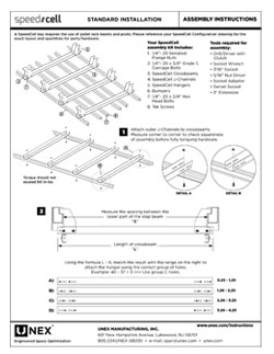 SpeedCell Installation Instructions